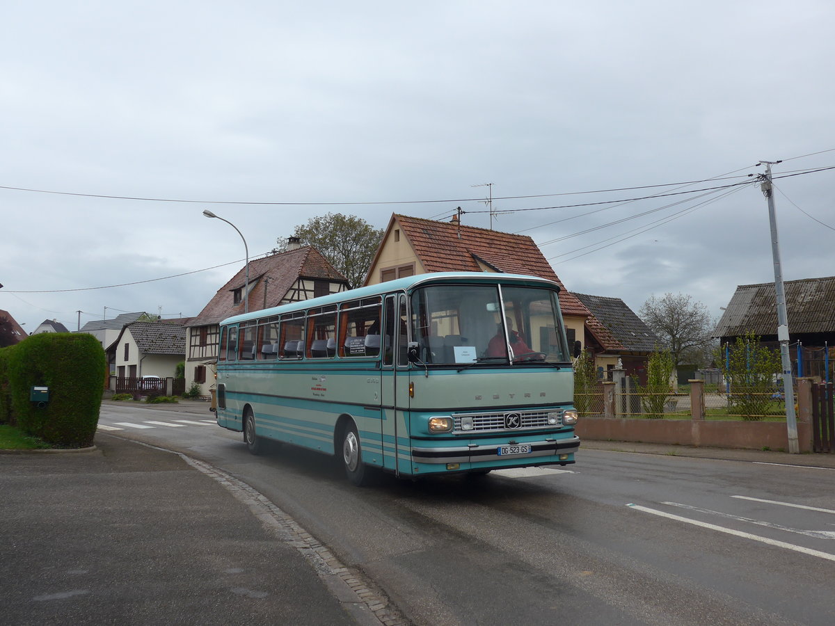 (204'179) - AAF Wissembourg - DG 523 GS - Setra (ex Seydt, Saint Flour; ex Faure, Valon Pont d'Arc) am 27. April 2019 in Stundwiller, Rue Principale