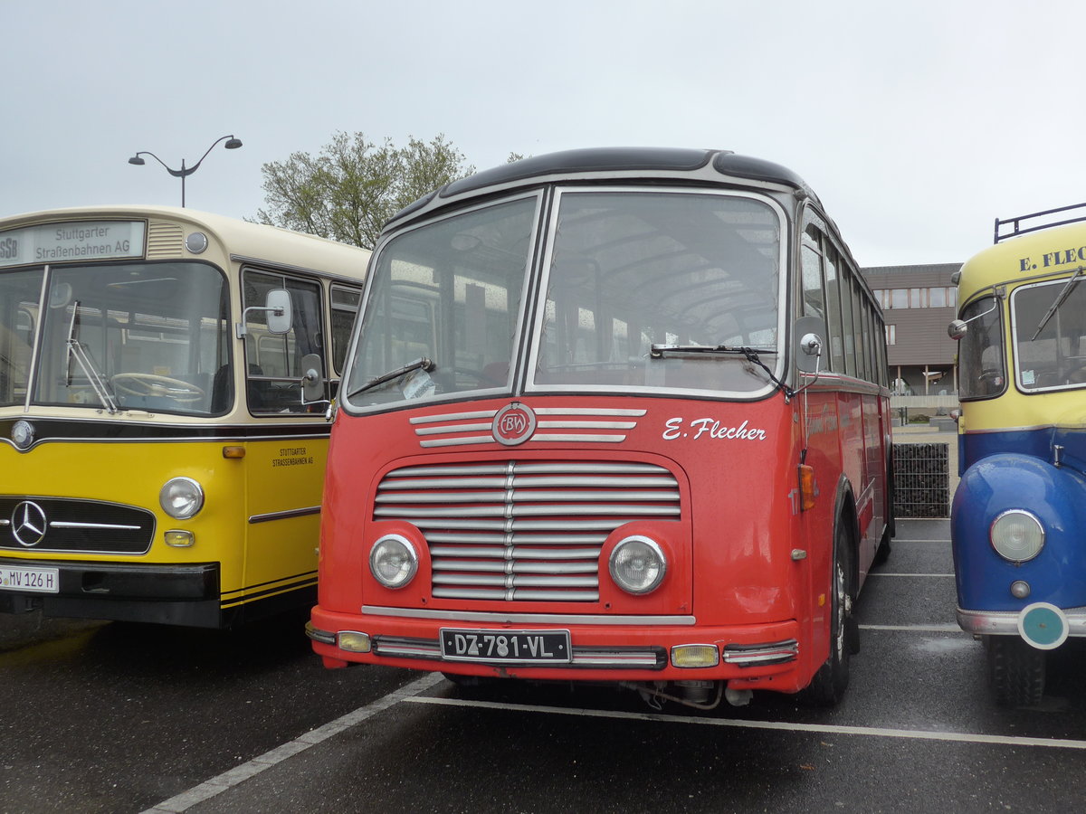 (204'393) - Flecher, Ohnenheim - Nr. 17/DZ 781 VL - FBW/Gangloff (ex FRAM Drachten/NL Nr. 17; ex AFA Adelboden/CH Nr. 3) am 27. April 2019 in Haguenau, Parkplatz