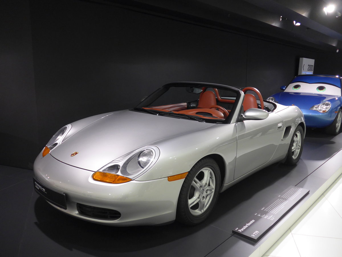 (204'630) - Porsche Boxter am 9. Mai 2019 in Zuffenhausen, Porsche Museum