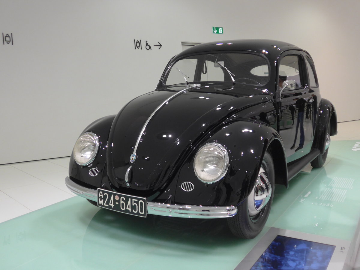 (204'639) - VW-K�fer - AW 24-6450 - am 9. Mai 2019 in Zuffenhausen, Porsche Museum