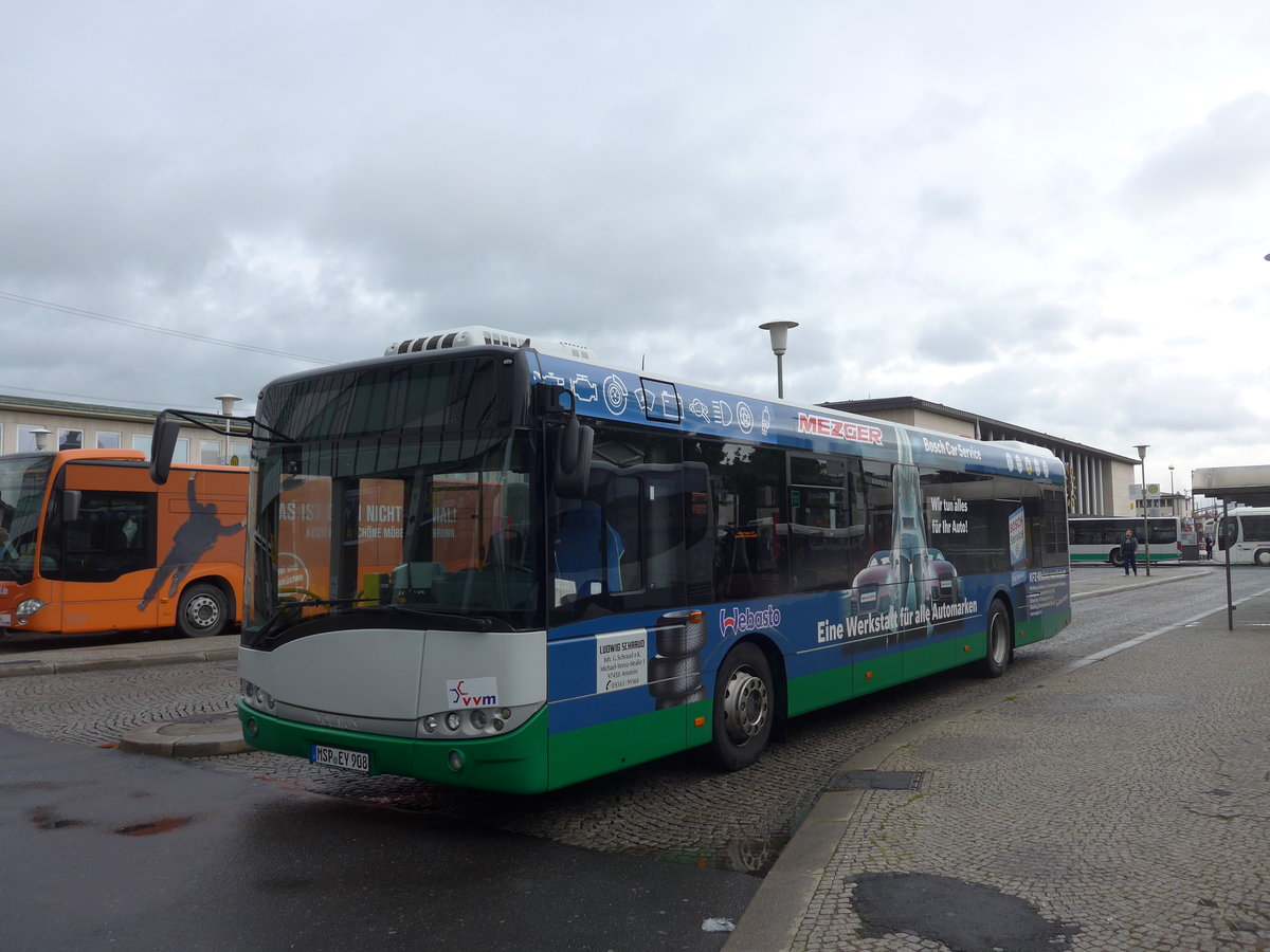 (204'677) - Schraud, Arnstein - MSP-EY 908 - Solaris am 9. Mai 2019 beim Bahnhof Wrzburg