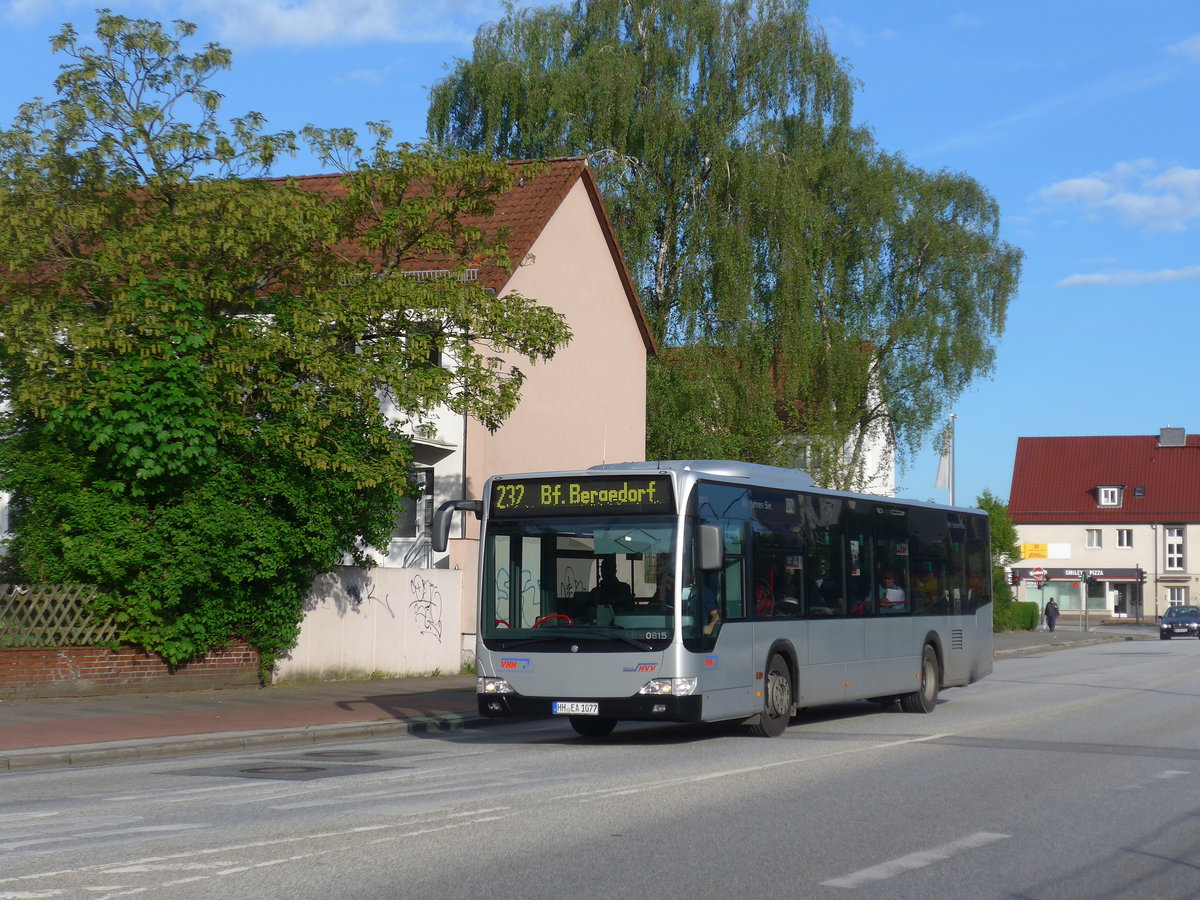 (204'875) - VHH Hamburg - Nr. 815/HH-EA 1077 - Mercedes am 11. Mai 2019 in Hamburg, U-Bahnhof Billstedt