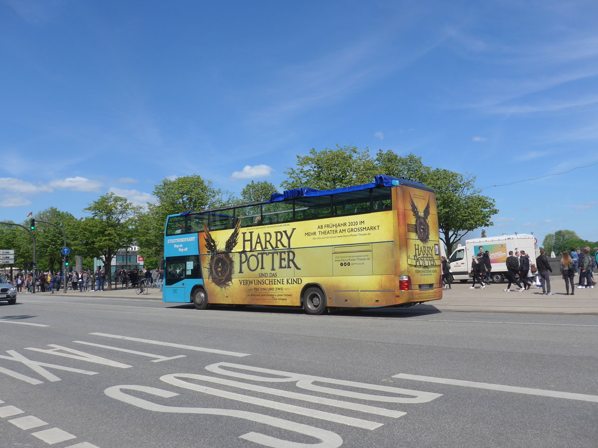 (204'925) - Citytours, Hamburg - HH-JZ 4000 - MAN am 11. Mai 2019 in Hamburg, Jungfernstieg