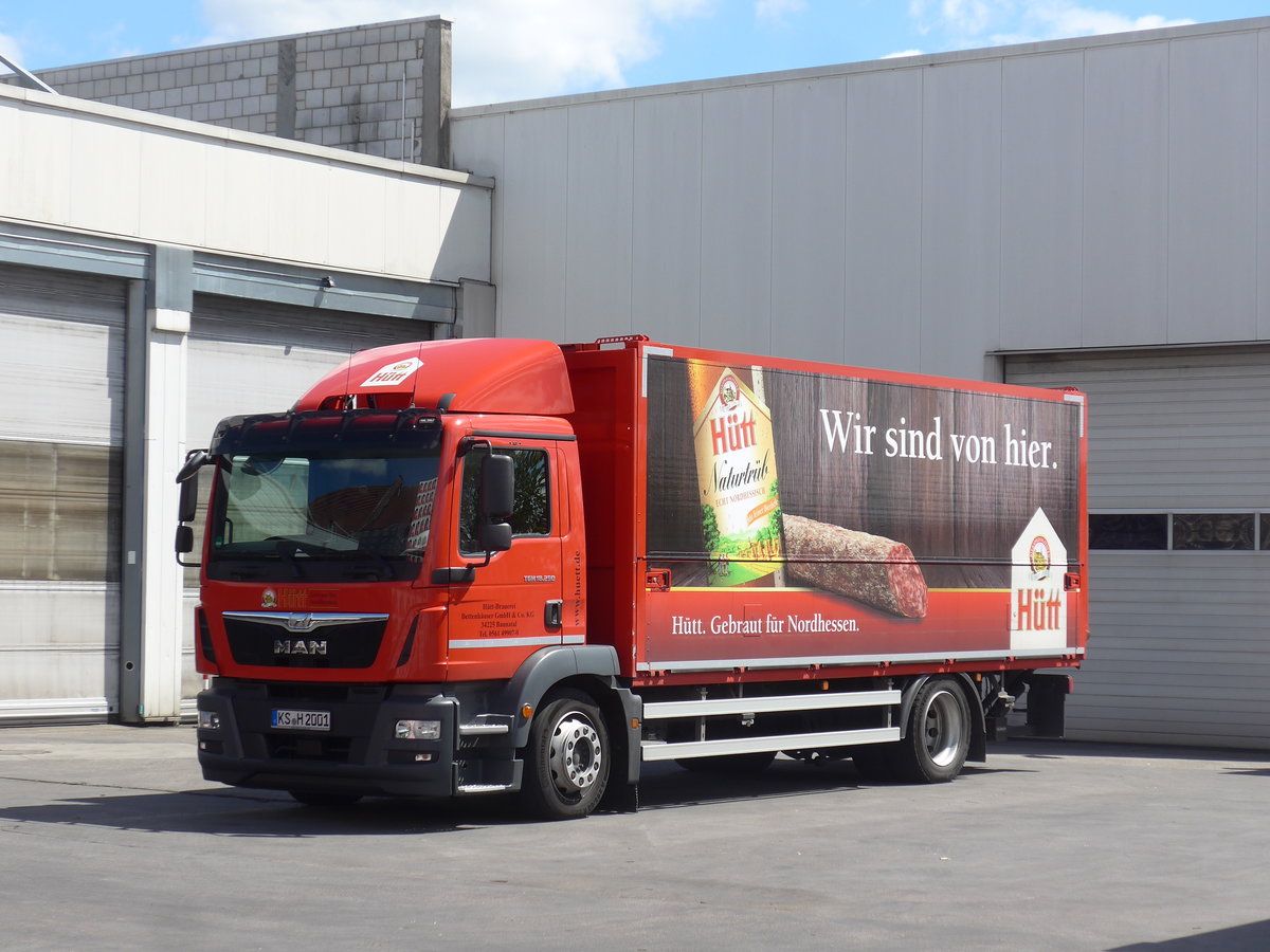 (204'990) - H�tt-Brauerei, Baunatal - KS-H 2001 - MAN am 12. Mai 2019 in Baunatal, H�tt-Brauerei