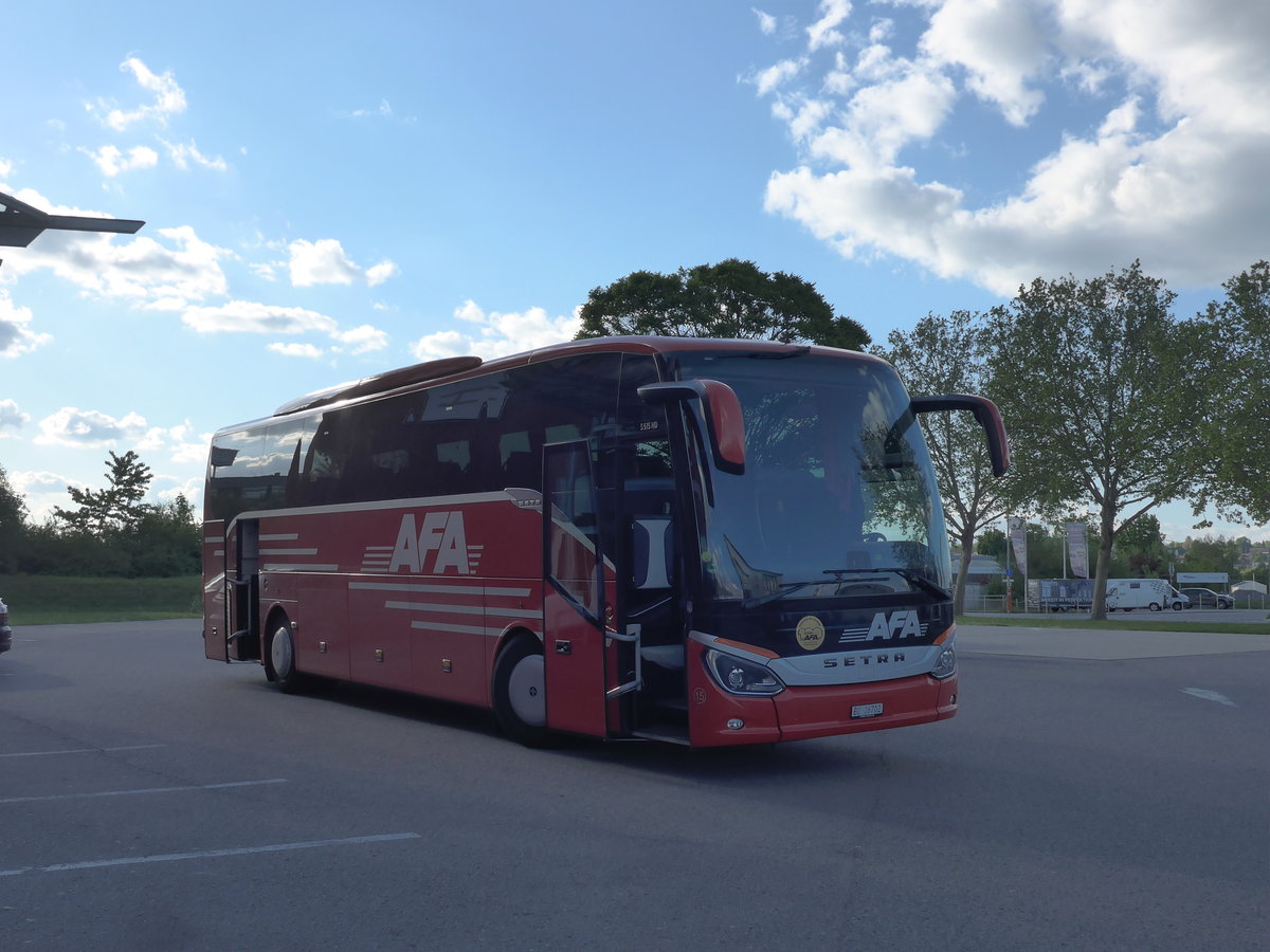 (204'994) - Aus der Schweiz: AFA Adelboden - Nr. 15/BE 26'702 - Setra am 12. Mai 2019 in Sinsheim, Hotel Sinsheim