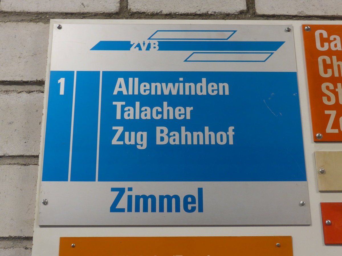(205'242) - ZVB-Haltestelle - Unter�geri, Zimmel - am 18. Mai 2019 in Neuheim, ZDT