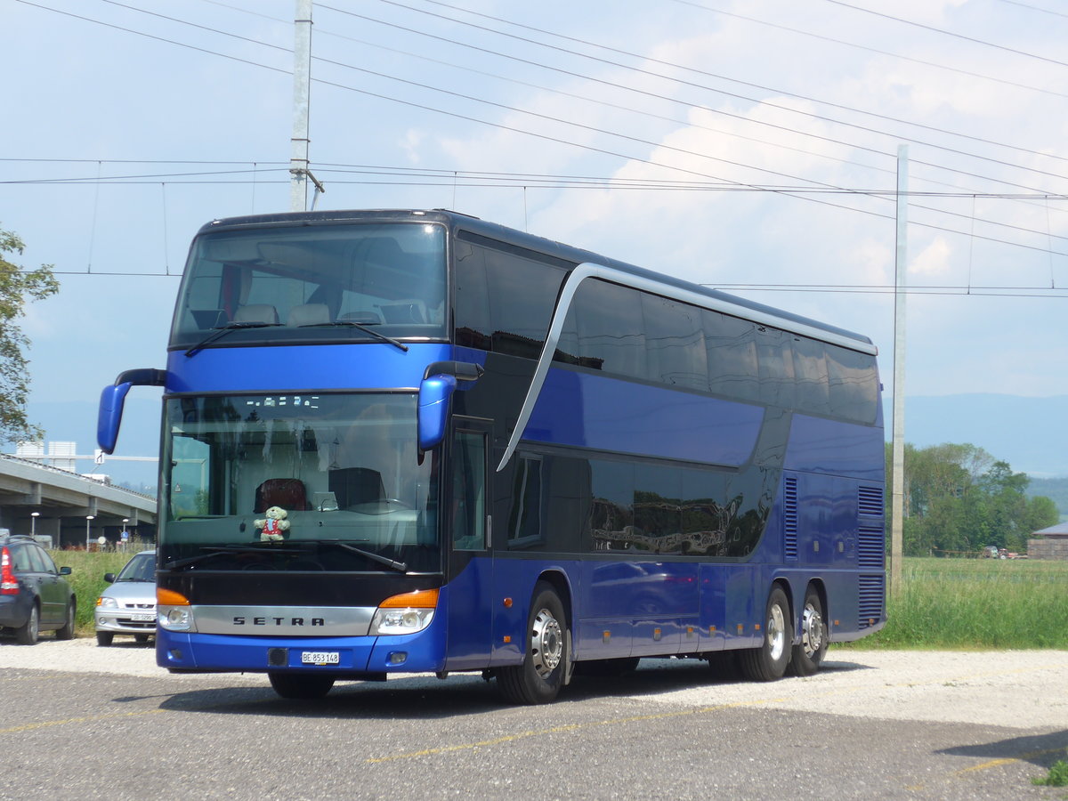 (205'360) - Edelline, Liebefeld - BE 853'148 - Setra am 25. Mai 2019 in Kerzers, Garage