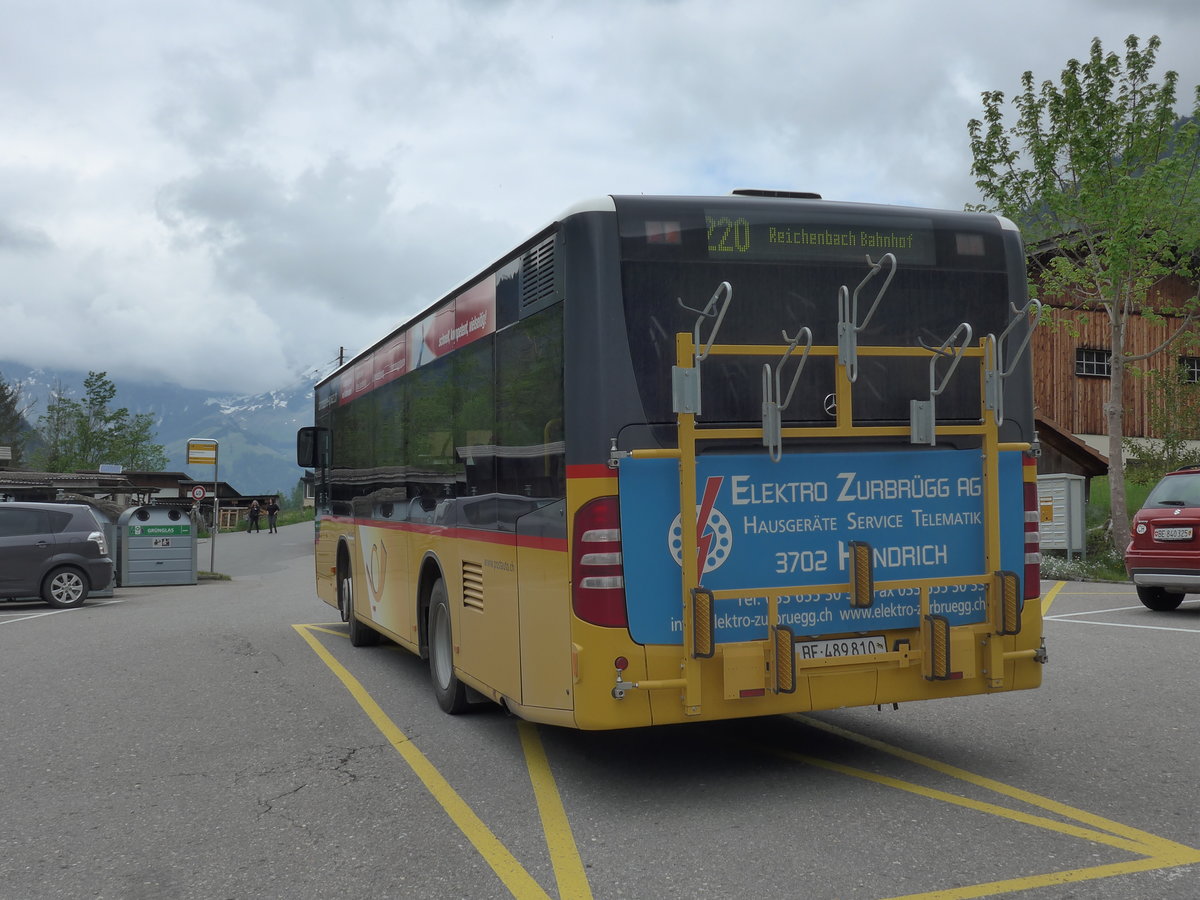 (205'489) - PostAuto Bern - BE 489'810 - Mercedes (ex Portenier, Adelboden Nr. 10) am 26. Mai 2019 in Kiental, Ramslauenen