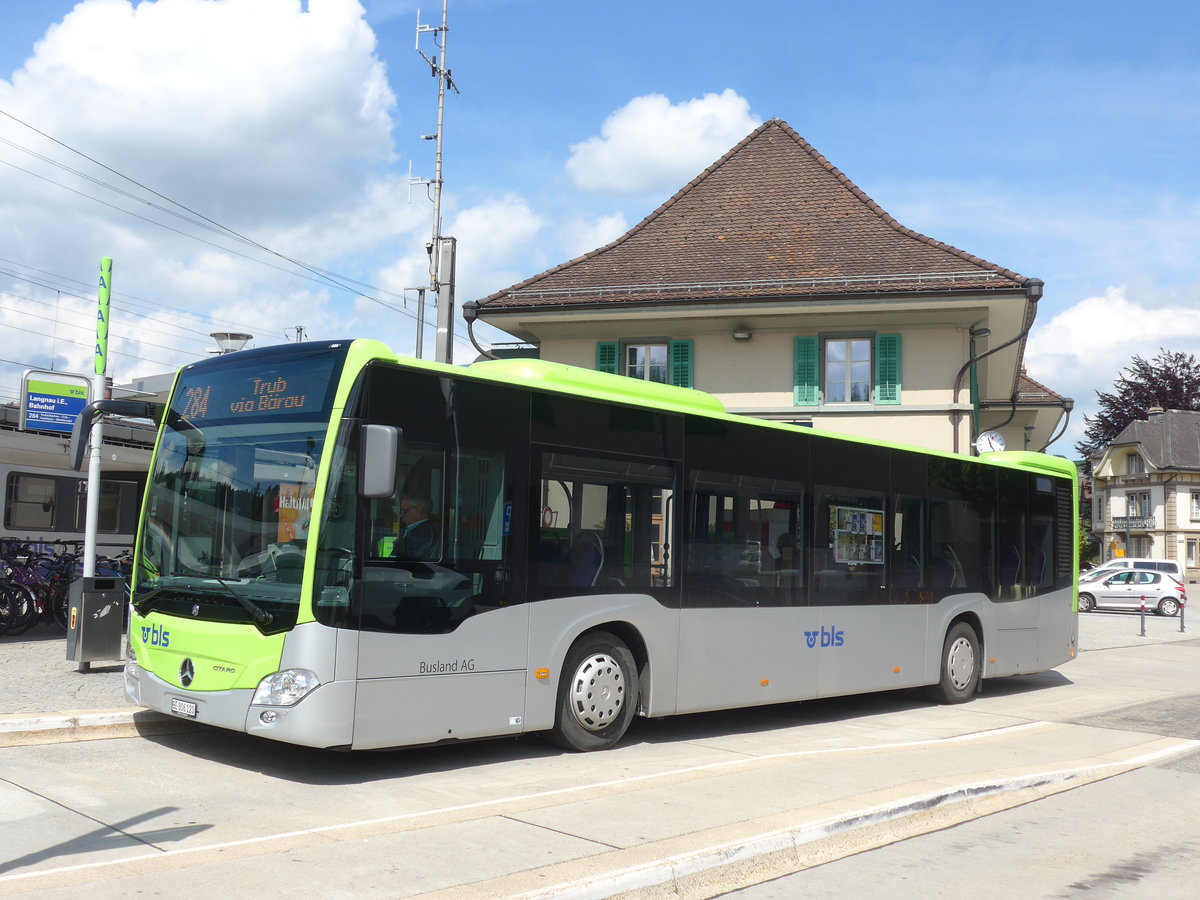 (205'533) - Busland, Burgdorf - Nr. 120/BE 806'120 - Mercedes am 27. Mai 2019 beim Bahnhof Langnau