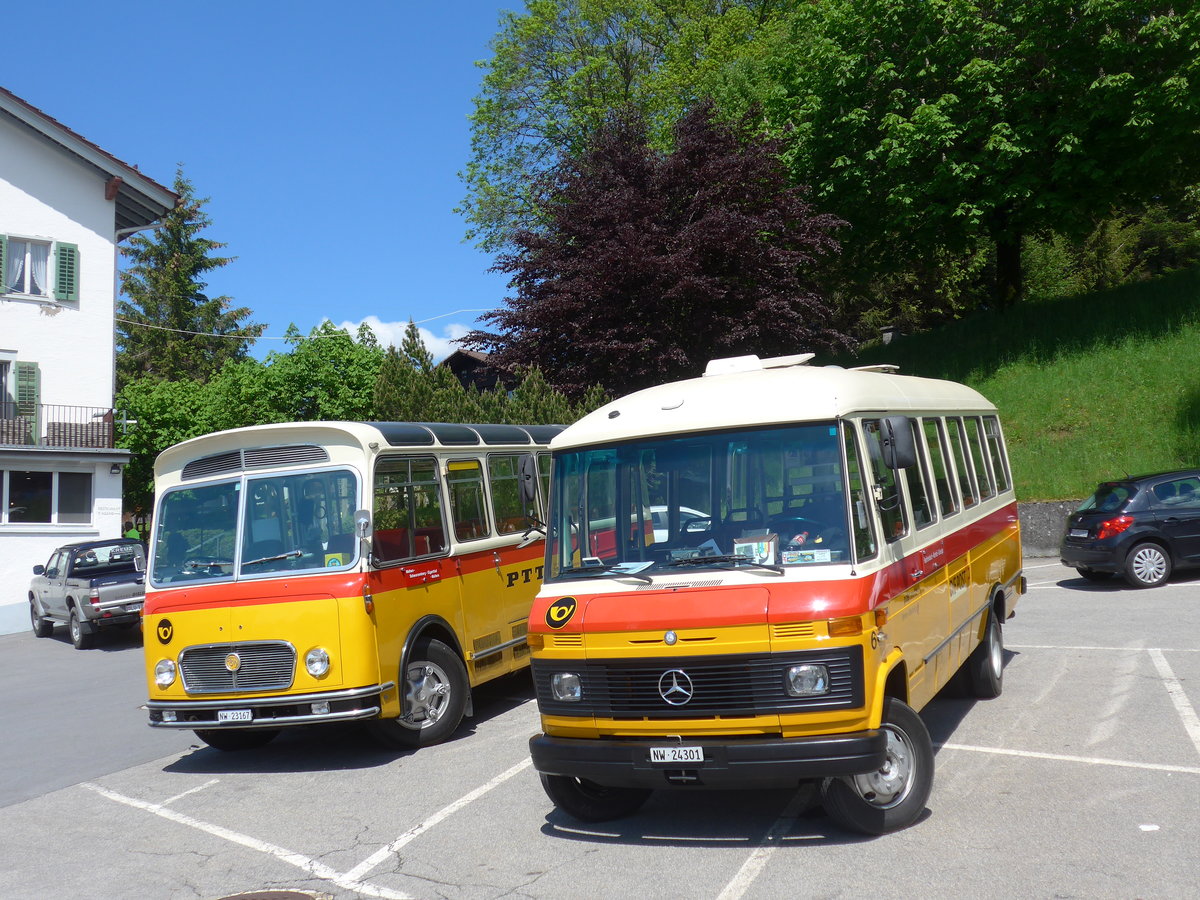 (205'669) - Mller, Ennetmoos - Nr. 6/NW 24'301 - Mercedes (ex Portenier, Adelboden Nr. 6; ex Geiger, Adelboden Nr. 6) am 30. Mai 2019 in Schwarzenberg, Hotel weisses Kreuz