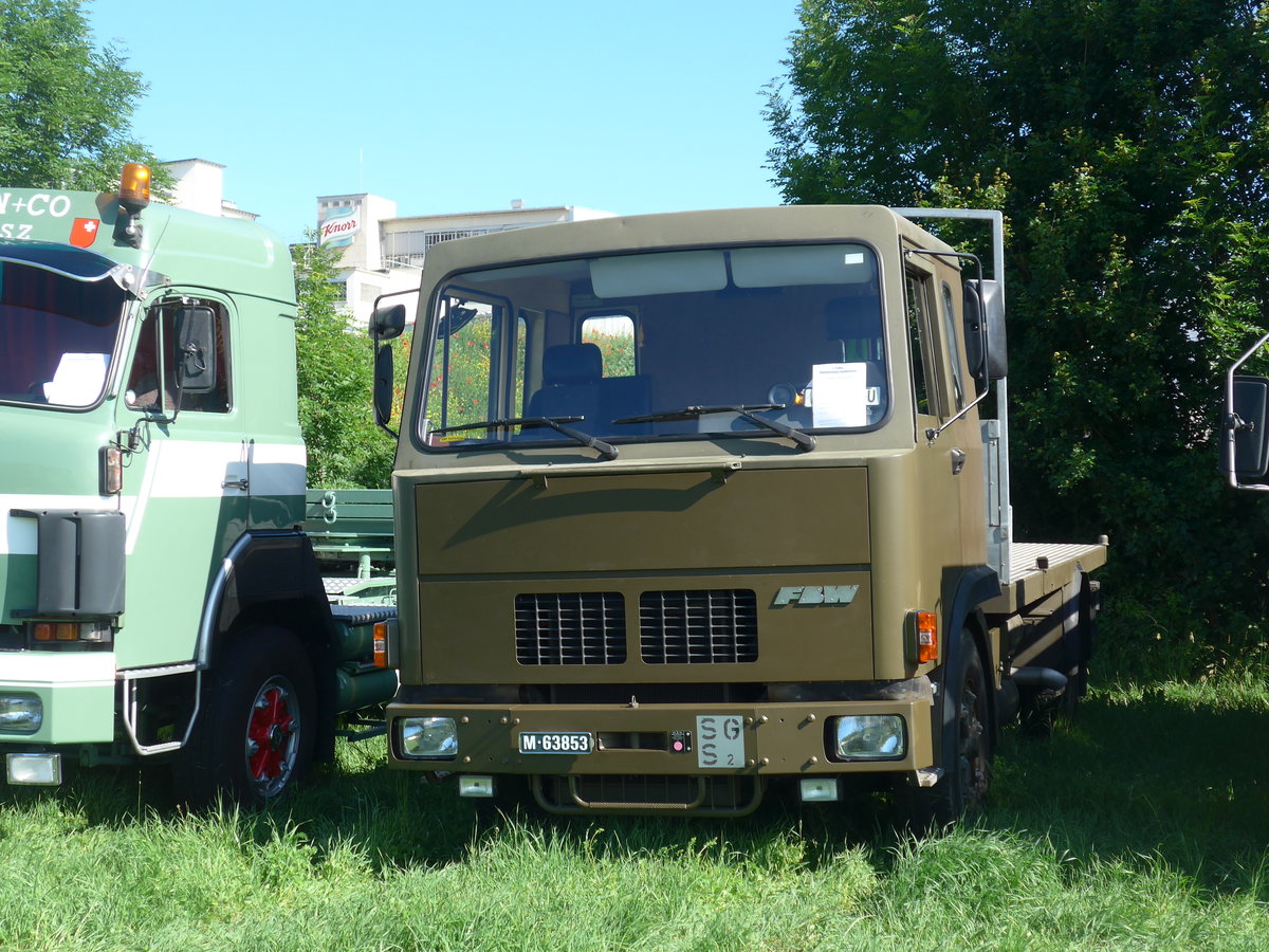 (205'791) - FBW - ex M+63'853 - am 8. Juni 2019 in Thayngen, Saurertreffen