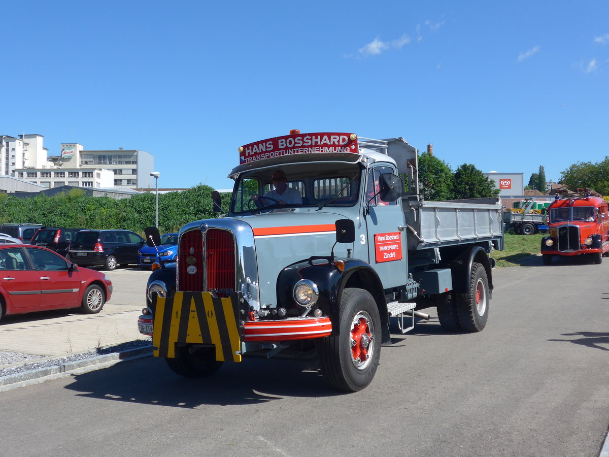 (205'858) - Bosshard, Z�rich - Nr. 3/TG 77'776 - Saurer am 8. Juni 2019 in Thayngen, Saurertreffen