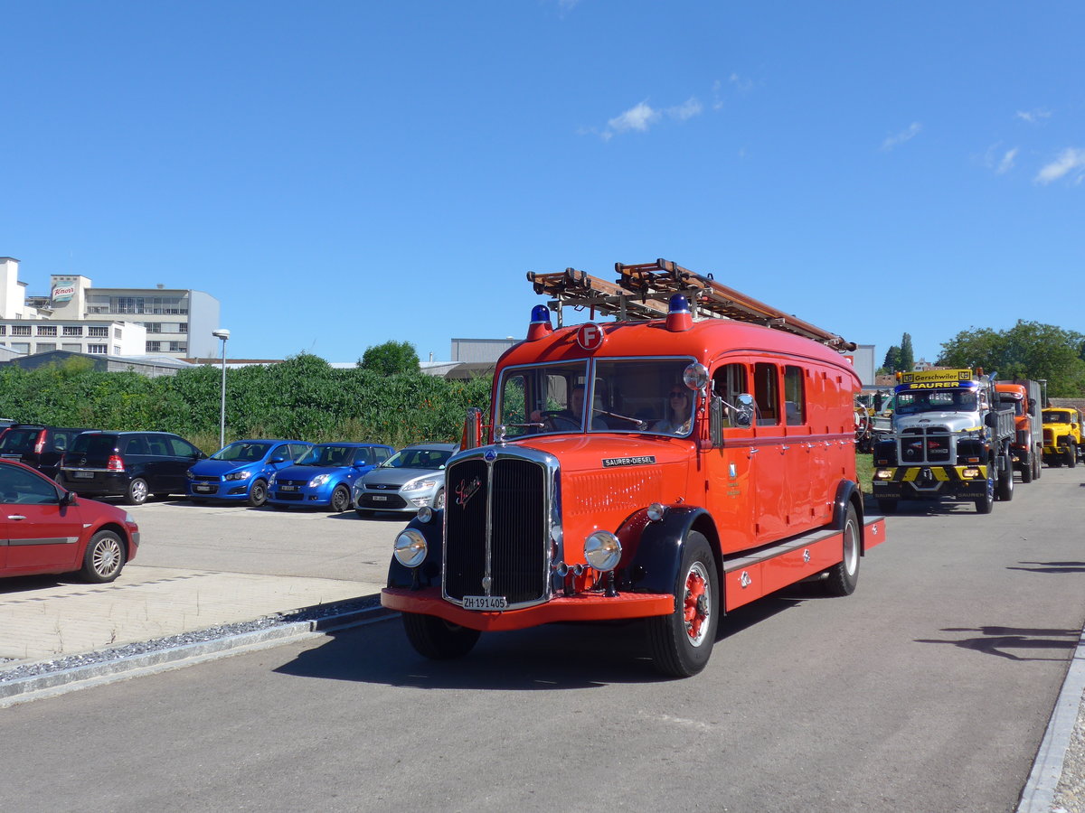 (205'859) - Feuerwehr, Z�rich - ZH 191'405 - Saurer am 8. Juni 2019 in Thayngen, Saurertreffen
