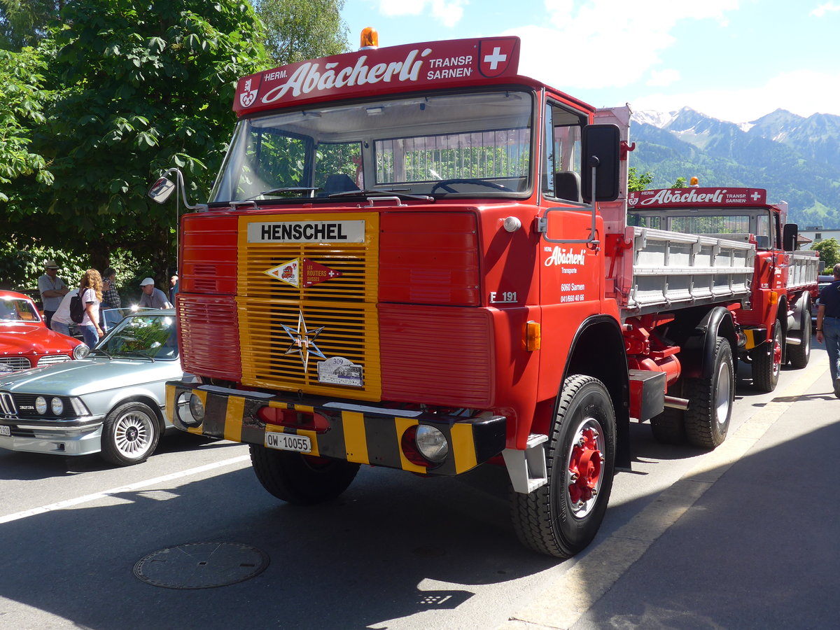 (205'977) - Ab�cherli, Sarnen - OW 10'055 - Henschel am 8. Juni 2019 in Sarnen, OiO