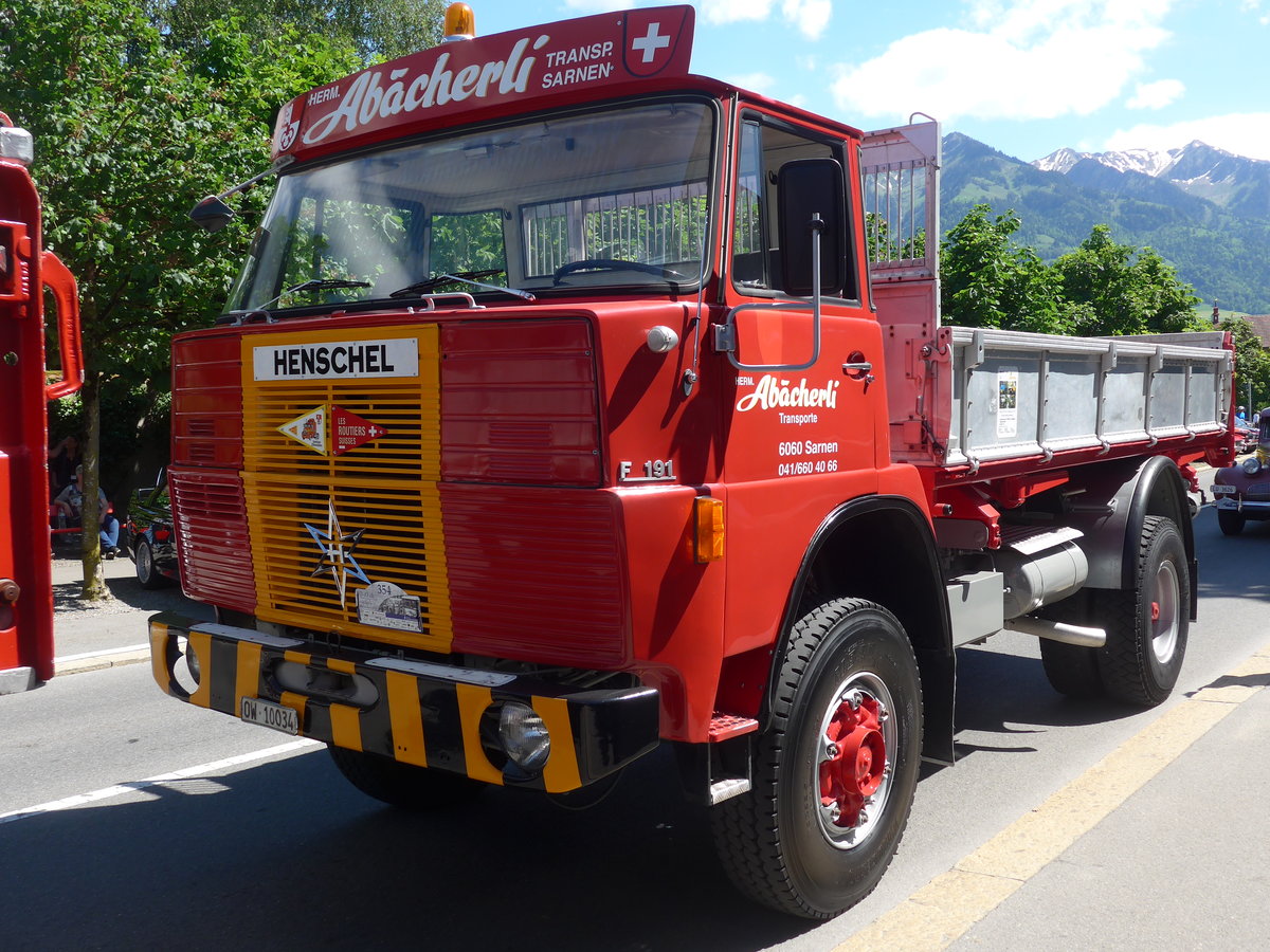 (205'978) - Ab�cherli, Sarnen - OW 10'034 - Henschel am 8. Juni 2019 in Sarnen, OiO