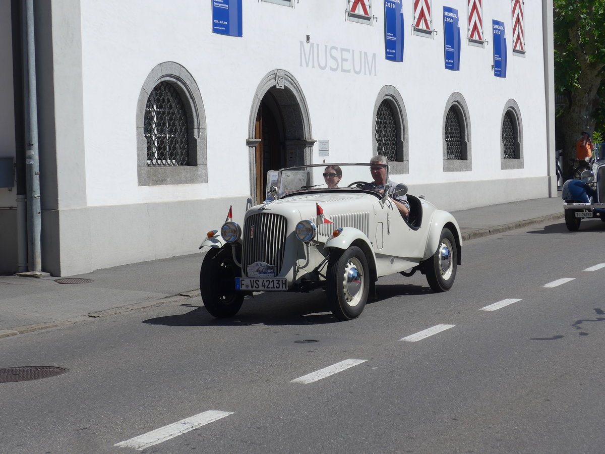 (206'008) - Opel - F-VS 4213H - am 8. Juni 2019 in Sarnen, OiO