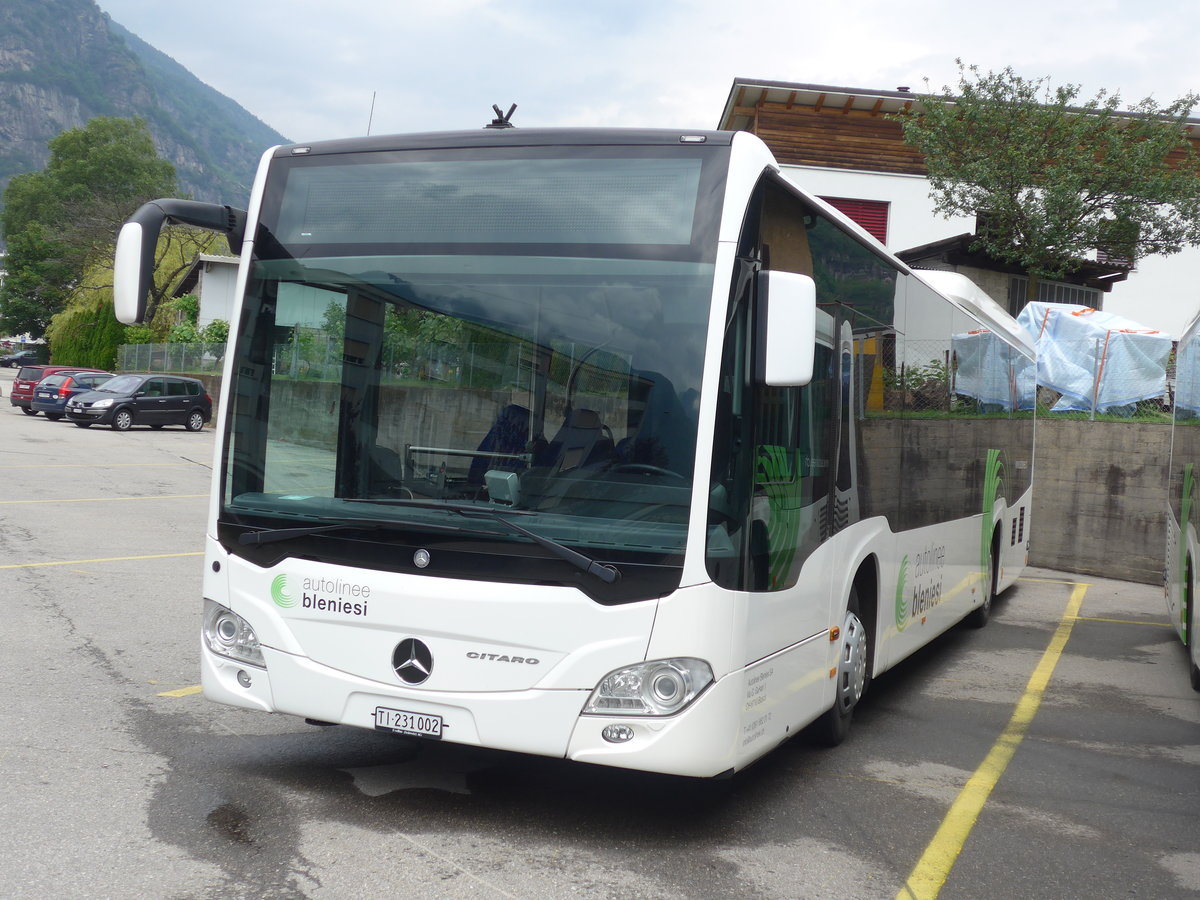 (206'227) - ABl Biasca - Nr. 2/TI 231'002 - Mercedes (ex Nr. 23) am 9. Juni 2019 in Biasca, Garage