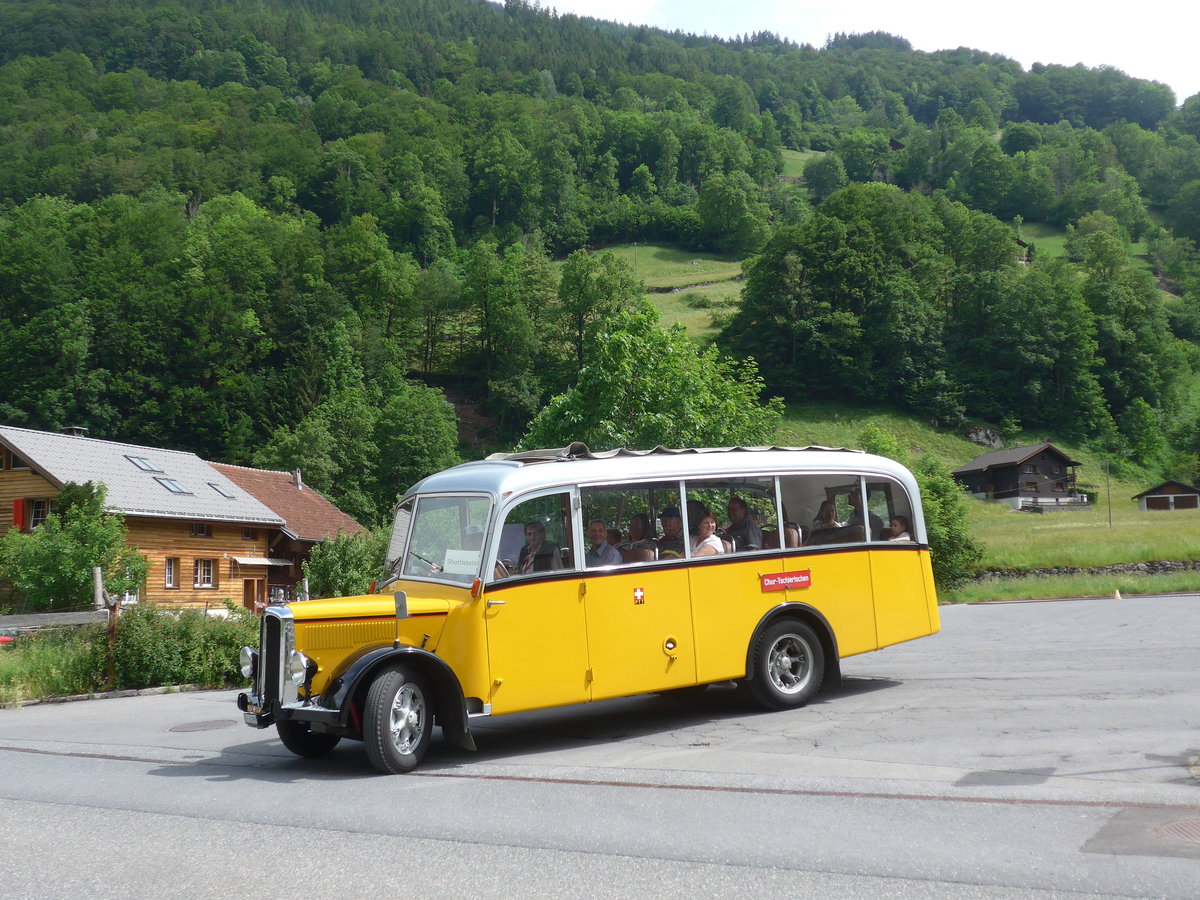 (206'333) - Hurter, Mnchaltdorf - ZH 84'998 - Berne/FHS (ex Volkart, Russikon; ex ASD Aigle; ex P 21'003) am 15. Juni 2019 in Engi, Garage AS