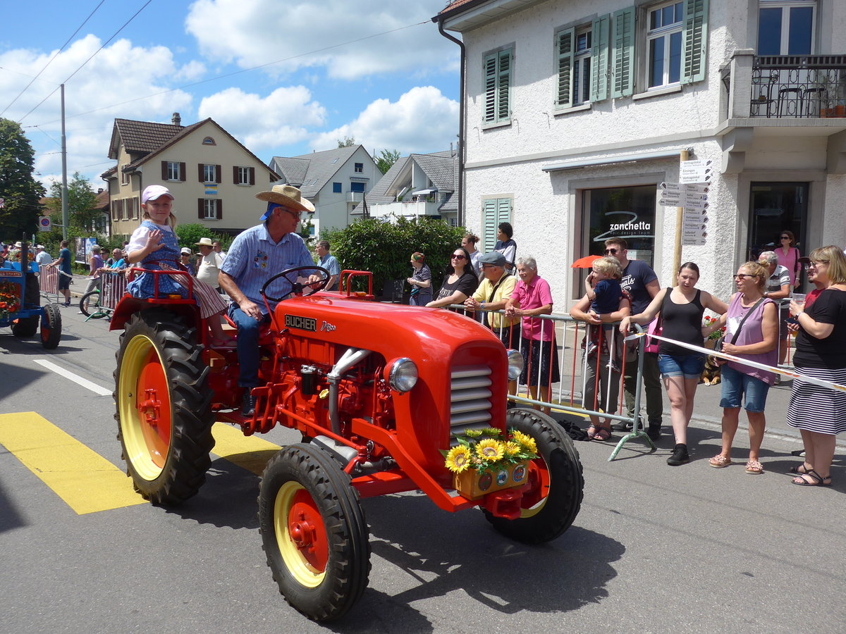 (206'715) - Bucher am 23. Juni 2019 am Jodlerfest-Umzug in Winterthur
