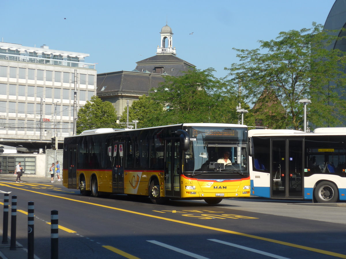 (206'853) - Bucheli, Kriens - Nr. 25/LU 15'510 - MAN am 30. Juni 2019 beim Bahnhof Luzern