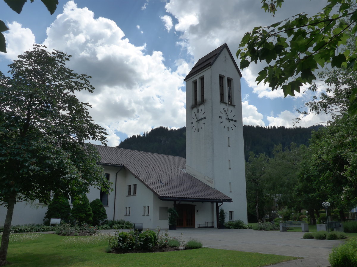 (206'936) - Die Kirche Lenk am 1. Juli 2019