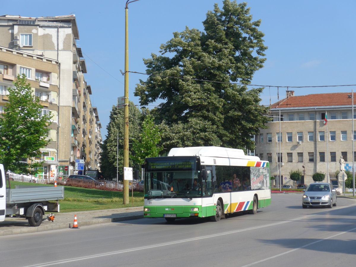(207'148) - Beta Bus, Gabrovo - Nr. 81/EB 3129 AX - MAN am 4. Juli 2019 in Gabrovo