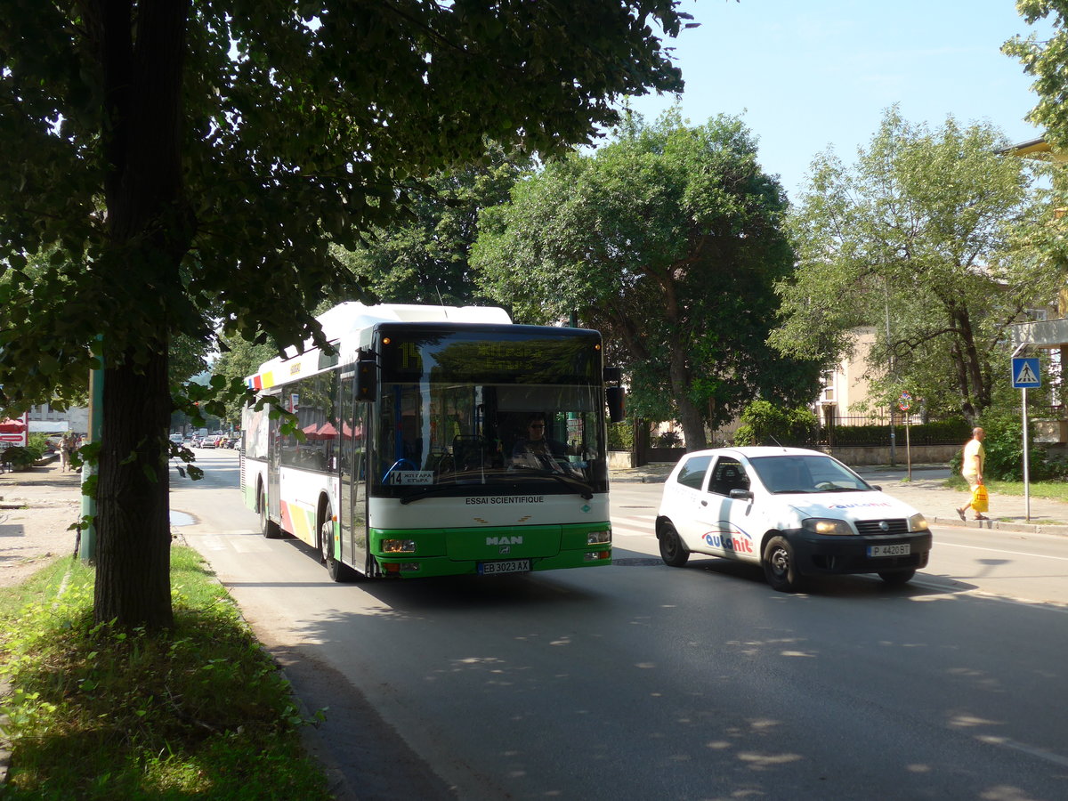 (207'169) - Beta Bus, Gabrovo - Nr. 83/EB 3023 AX - MAN am 4. Juli 2019 in Gabrovo