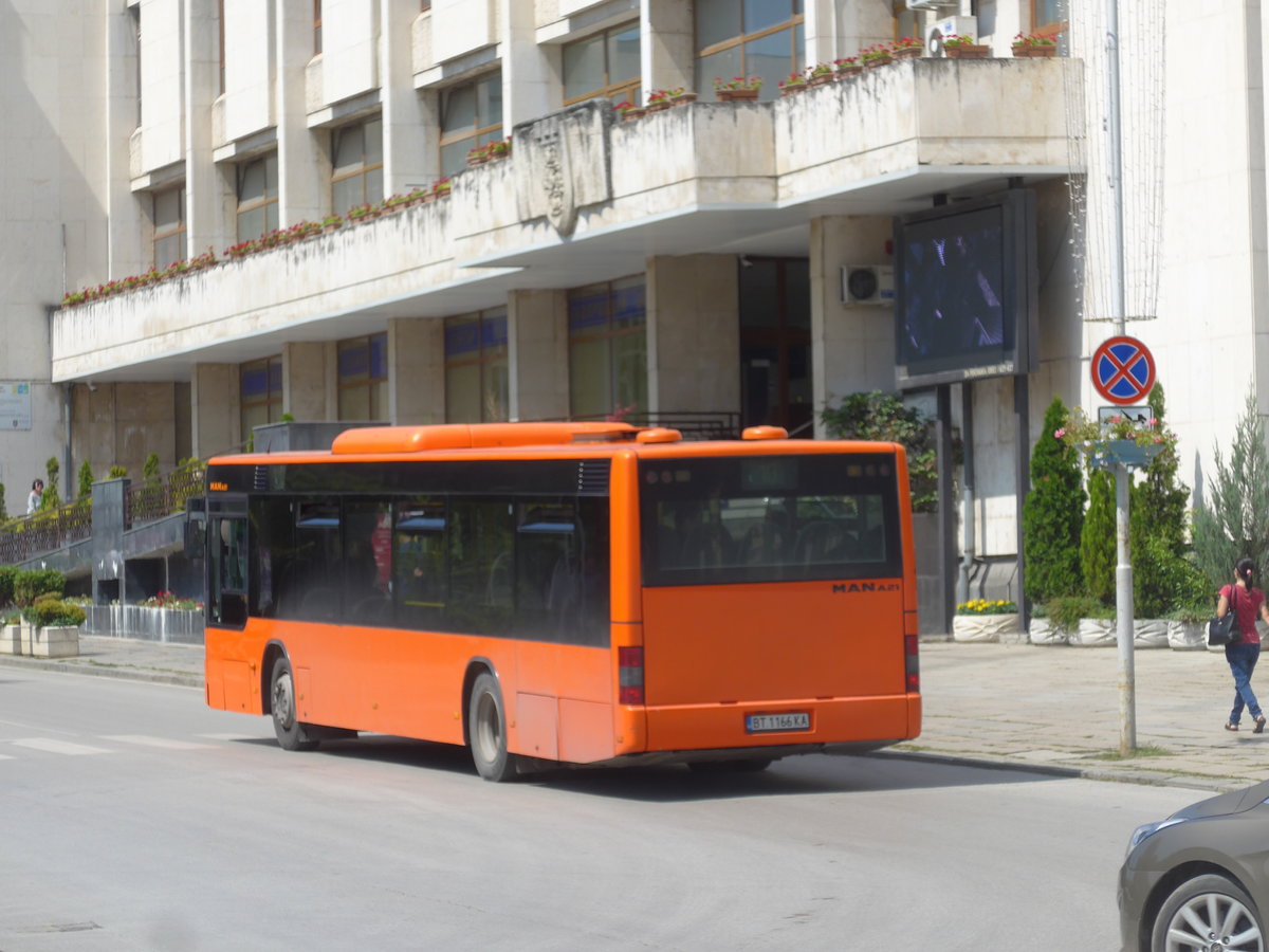 (207'362) - Gradski Transport - BT 1166 KA - MAN am 5. Juli 2019 in Veliko Tarnovo