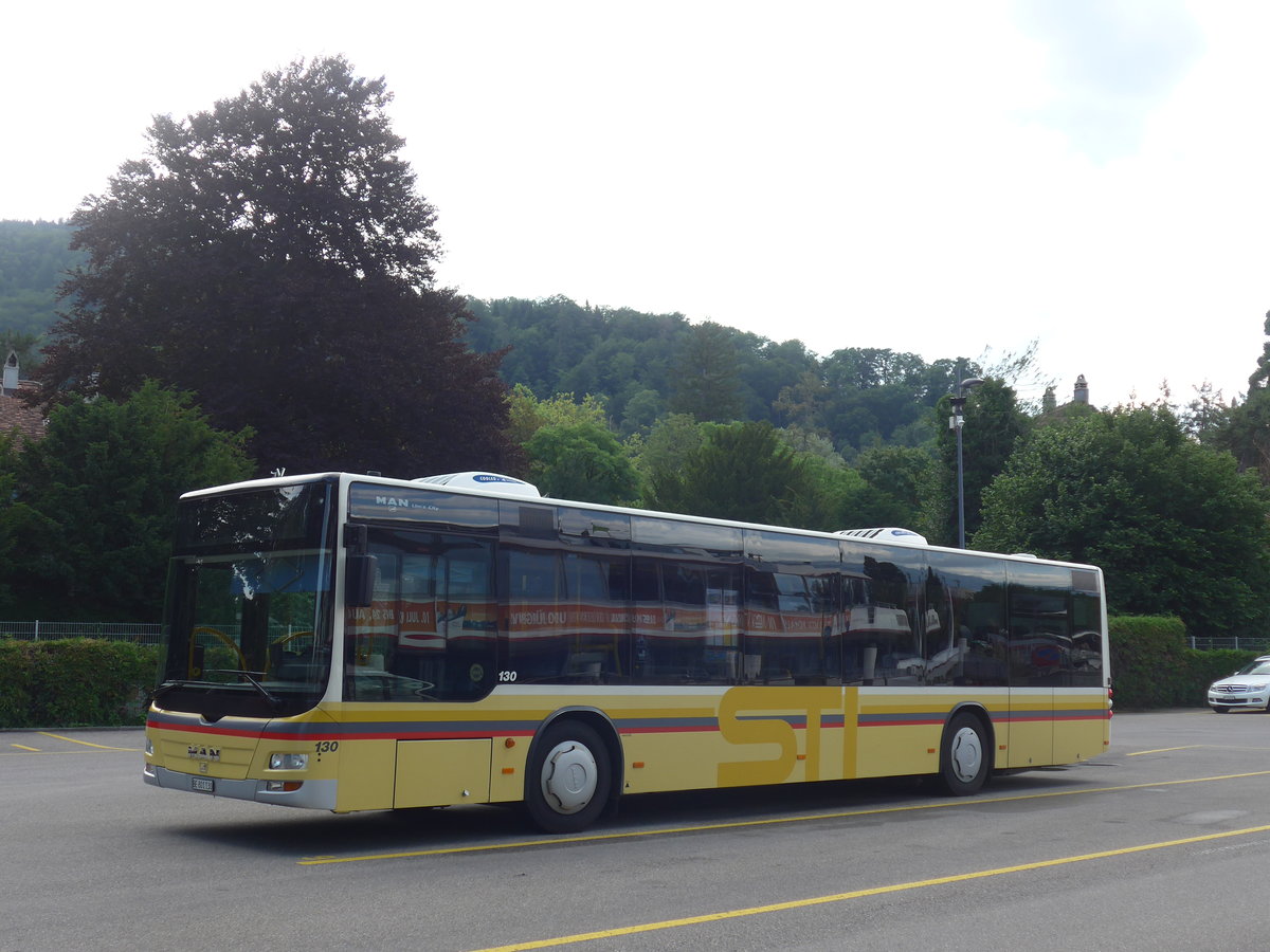 (207'573) - STI Thun - Nr. 130/BE 801'130 - MAN am 8. Juli 2019 bei der Schifflndte Thun