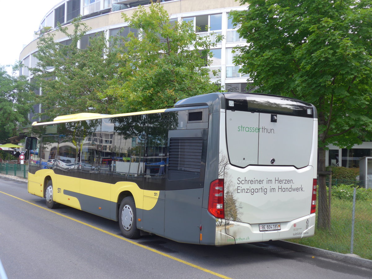 (207'574) - STI Thun - Nr. 185/BE 804'185 - Mercedes am 8. Juli 2019 bei der Schifflndte Thun