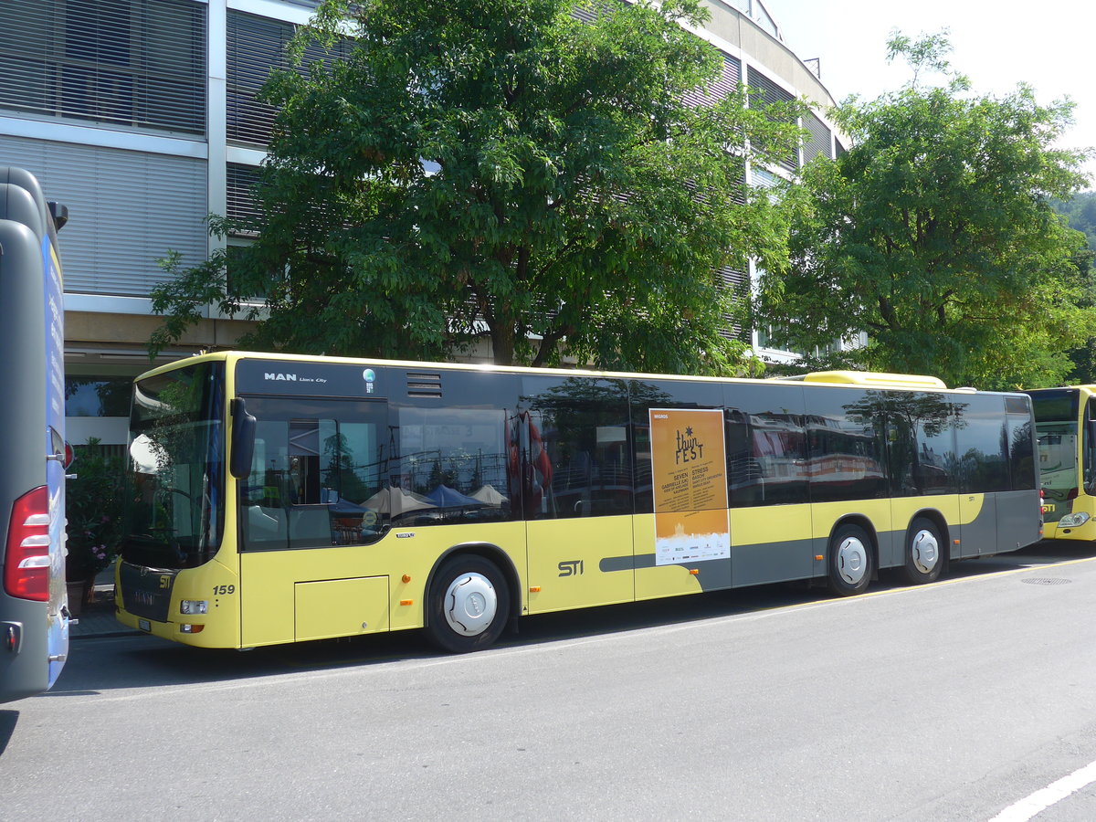 (207'767) - STI Thun - Nr. 159/BE 752'159 - MAN am 10. Juli 2019 bei der Schifflndte Thun