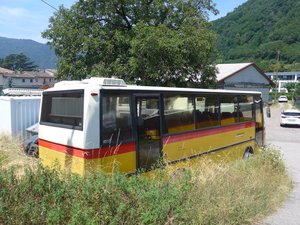 (208'050) - Merzaghi, Maroggia - (TI 7526) - MAN/Gppel am 21. Juli 2019 in Maroggia, Garage