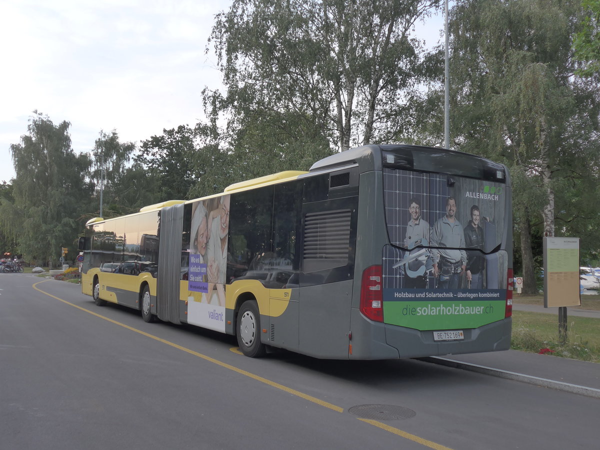 (208'143) - STI Thun - Nr. 169/BE 752'169 - Mercedes am 24. Juli 2019 in Thun, Lachen