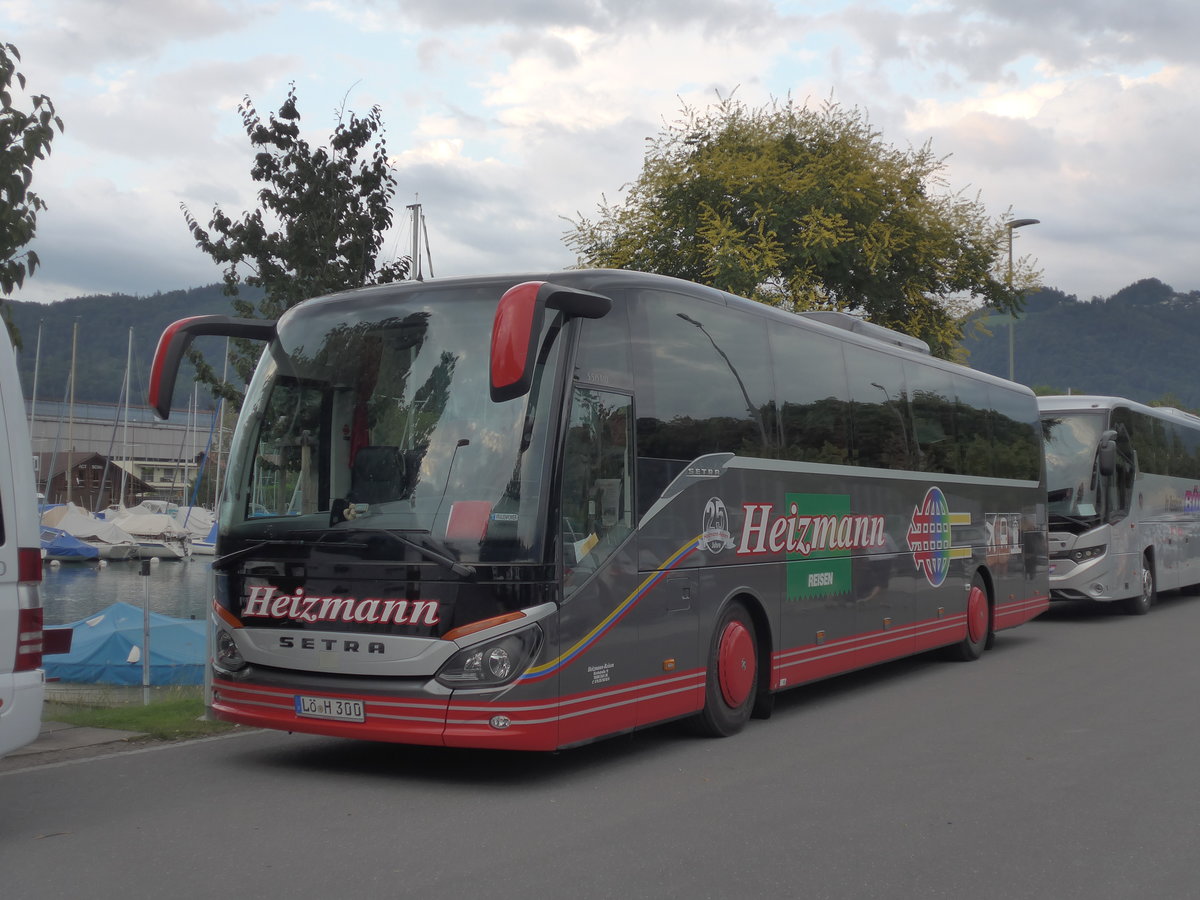 (208'220) - Aus Deutschland: Heizmann, Schopfheim - L-H 300 - Setra am 30. Juli 2019 in Thun, Strandbad