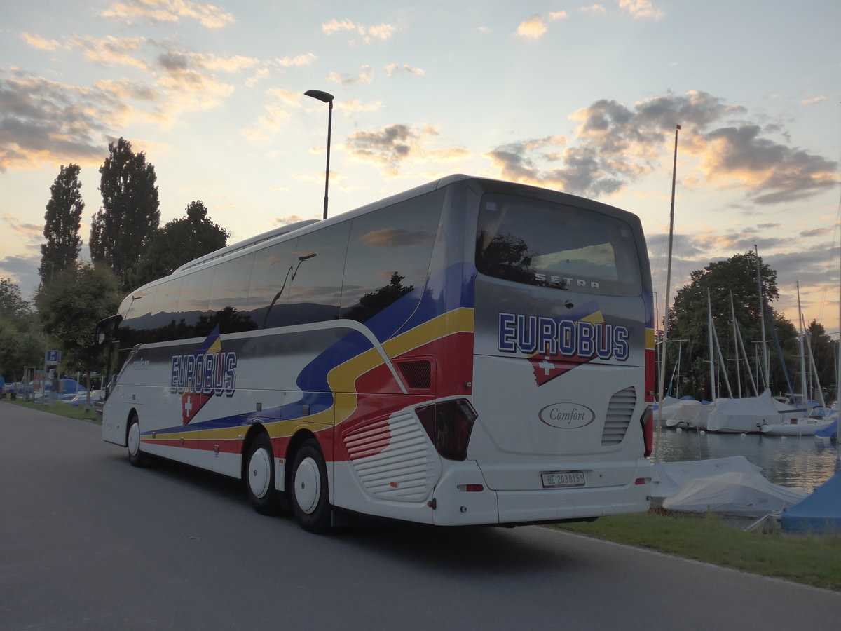 (208'272) - Funi-Car, Biel - Nr. 15/BE 203'815 - Setra am 2. August 2019 in Thun, Strandbad