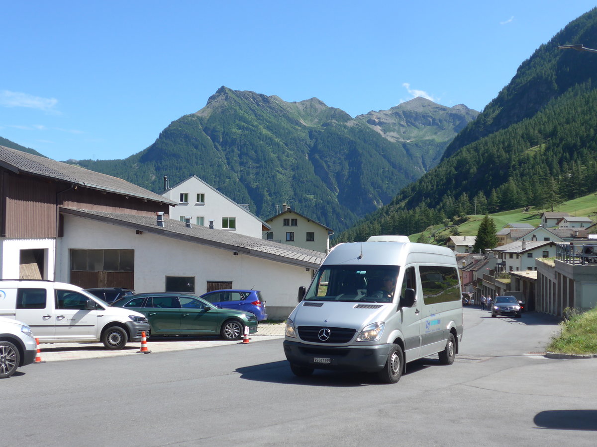 (208'357) - Zerzuben, Visp - Nr. 34/VS 367'299 - Mercedes am 3. August 2019 in Simplon Dorf