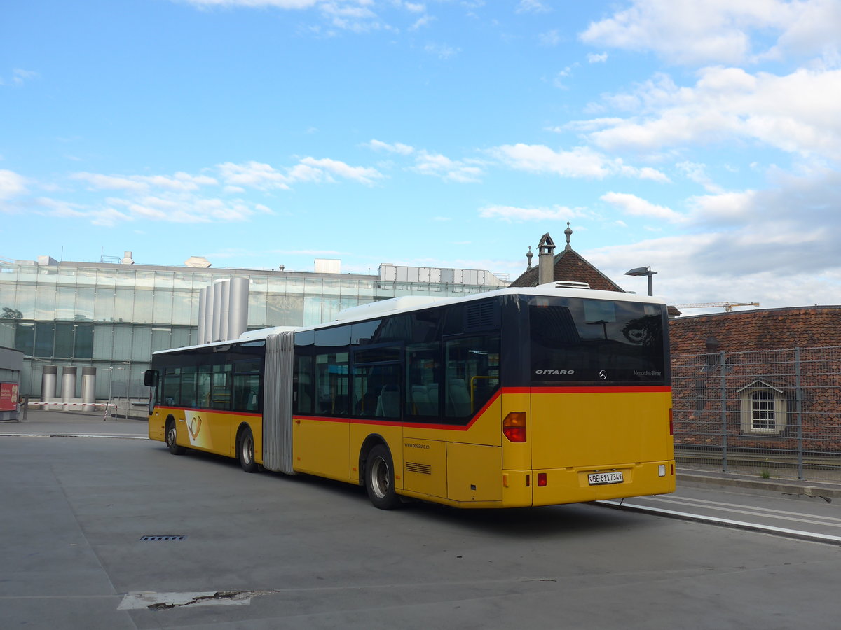 (208'596) - PostAuto Bern - Nr. 638/BE 611'734 - Mercedes am 10. August 2019 in Bern, Postautostation 