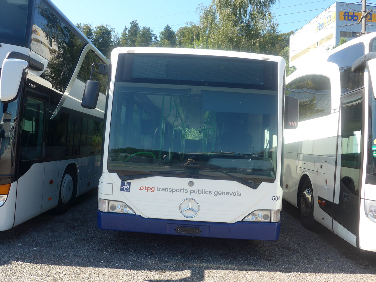 (208'650) - Globe-Limo, Genve - Nr. 504 - Mercedes (ex TPL Lugano Nr. 8) am 11. August 2019 in Kloten, EvoBus