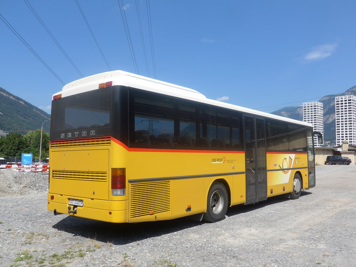 (208'694) - Tschannen, Zofingen - Nr. 7/AG 14'483 - Setra am 11. August 2019 in Chur, Hans Fischer (Einsatz PostAuto)