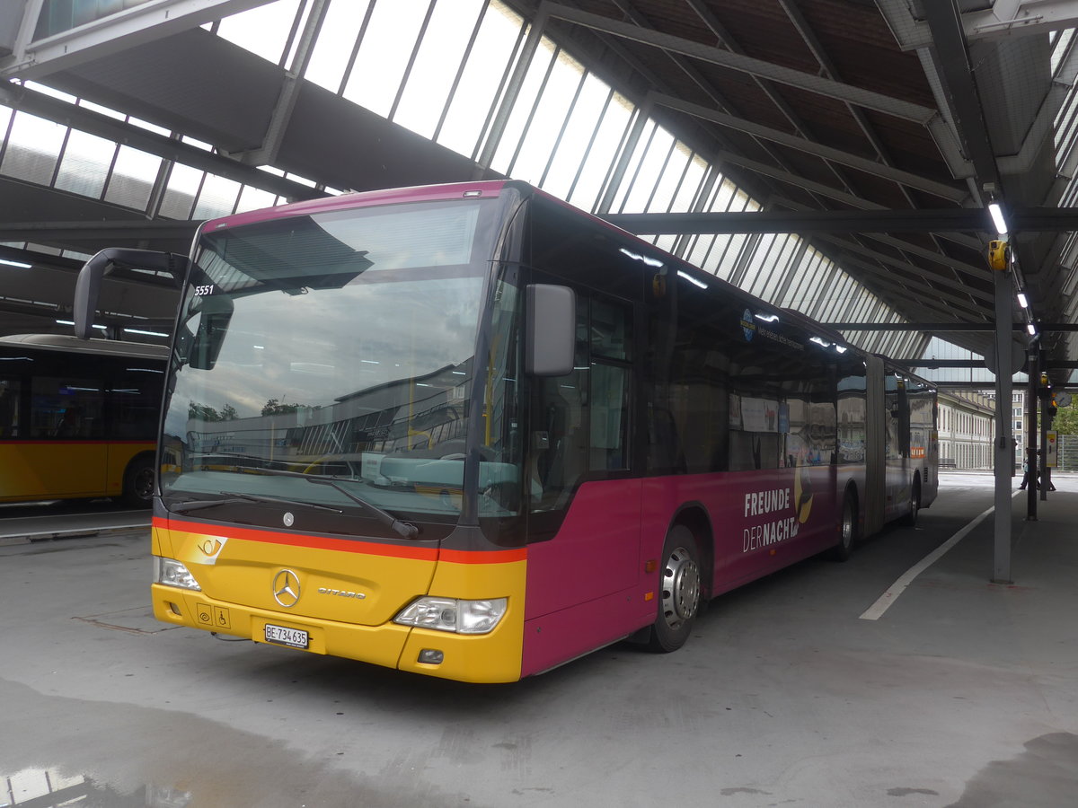 (208'711) - PostAuto Bern - Nr. 635/BE 734'635 - Mercedes am 11. August 2019 in Bern, Postautostation