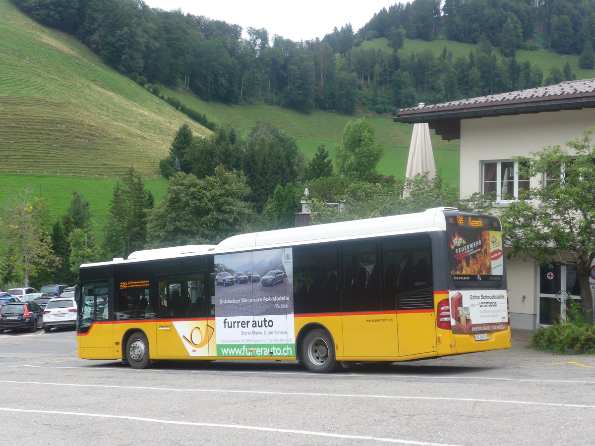 (208'780) - PostAuto Ostschweiz - SG 304'011 - Mercedes am 17. August 2019 in Atzmnnig, Schutt