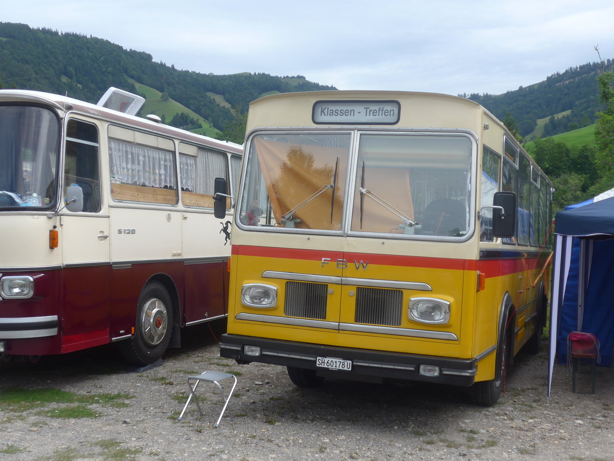 (208'788) - Ruch, Schaffhausen - SH 60'178 U - FBW/FHS (ex Niederer, Grub; ex Baumgartner, Horn; ex Bucheli, Kriens Nr. 9; ex Bucheli, Kriens Nr. 16) am 17. August 2019 in Atzmnnig, Schutt