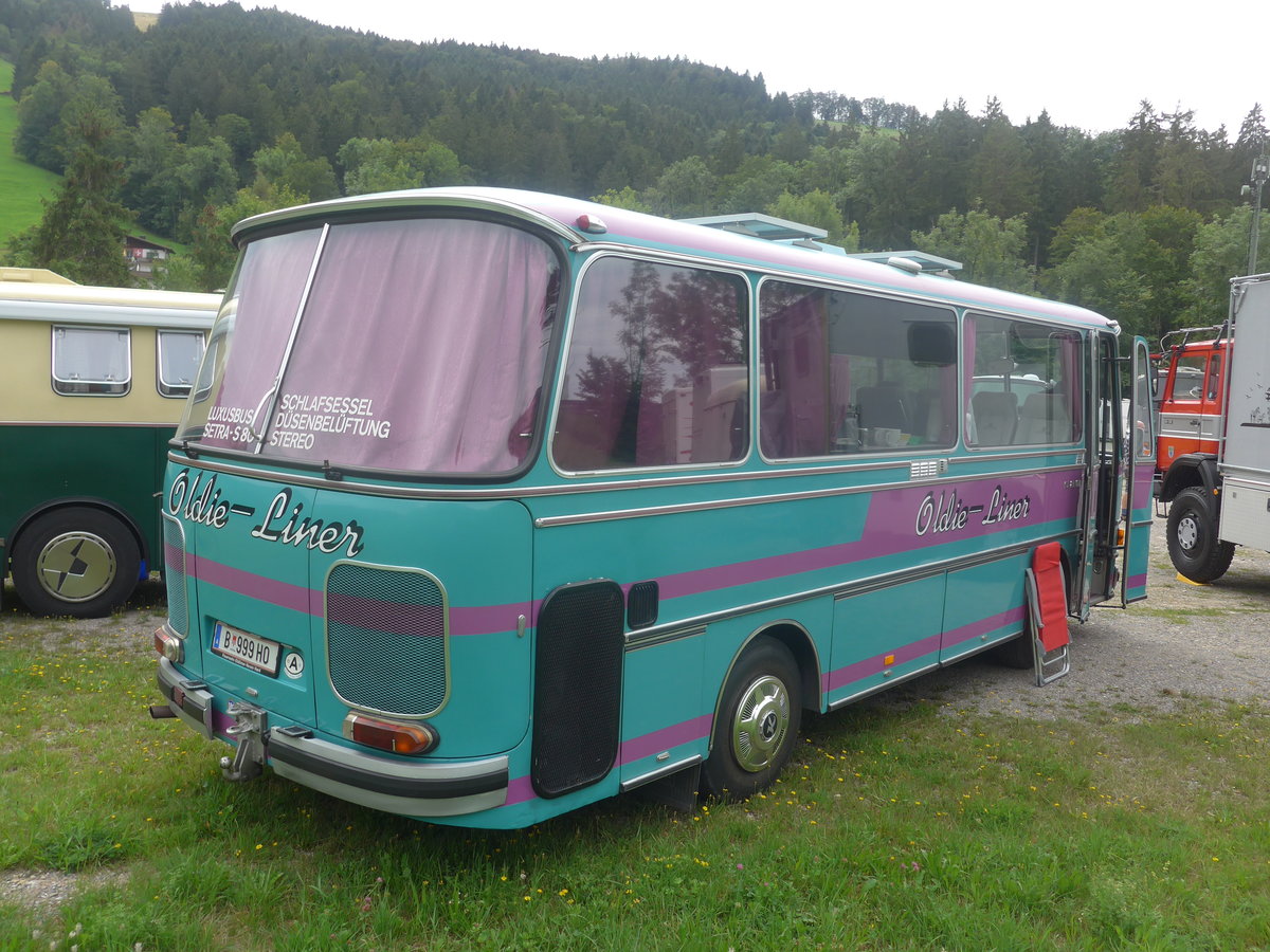 (208'797) - Aus Oesterreich: Wstner, Bezau - B 999 HO - Setra am 17. August 2019 in Atzmnnig, Schutt