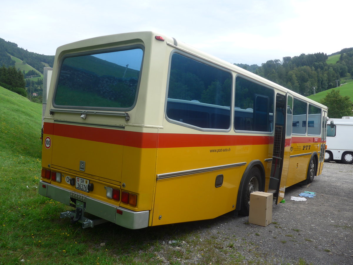 (208'808) - Roth, Zrich - SH 36'376 - Saurer/Tscher (ex Looser, Elm; ex Mattli, Wassen) am 17. August 2019 in Atzmnnig, Schutt