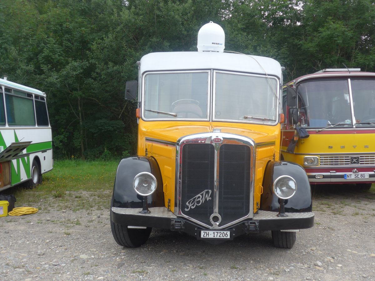 (208'864) - Badertscher, Winterthur - ZH 17'206 - FBW/Tscher (ex P 24'574; ex P 1394) am 17. August 2019 in Atzmnnig, Schutt