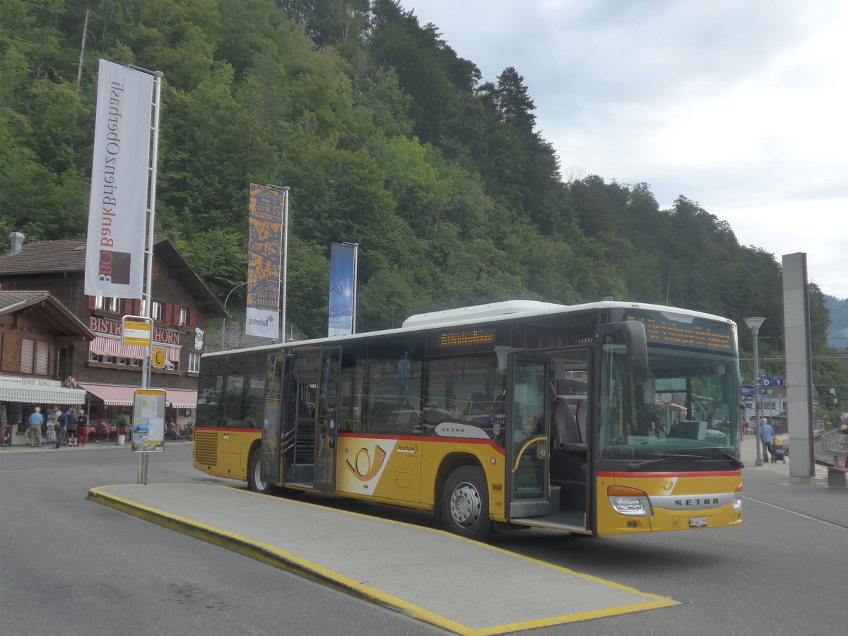 (209'200) - Flck, Brienz - Nr. 1/BE 482'299 - Setra am 1. September 2019 beim Bahnhof Brienz