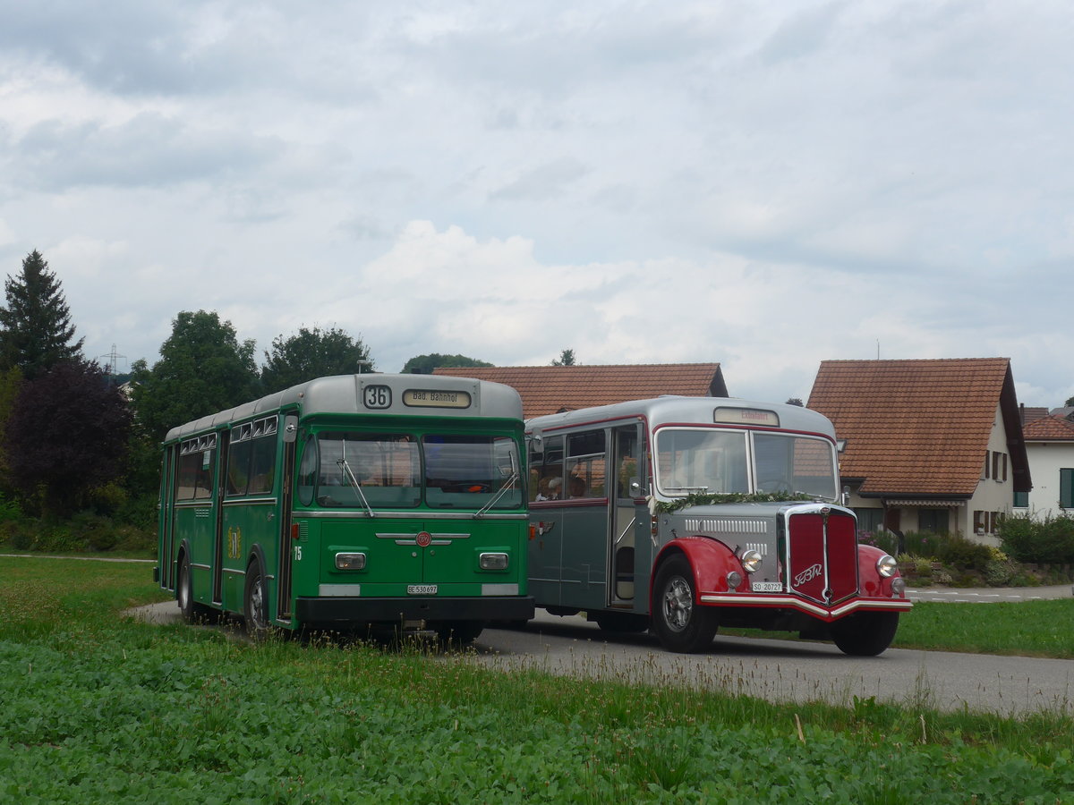 (209'238) - BVB Basel (RWB) - Nr. 75/BE 530'697 - FBW/FHS am 1. September 2019 in Wynigen, Landi