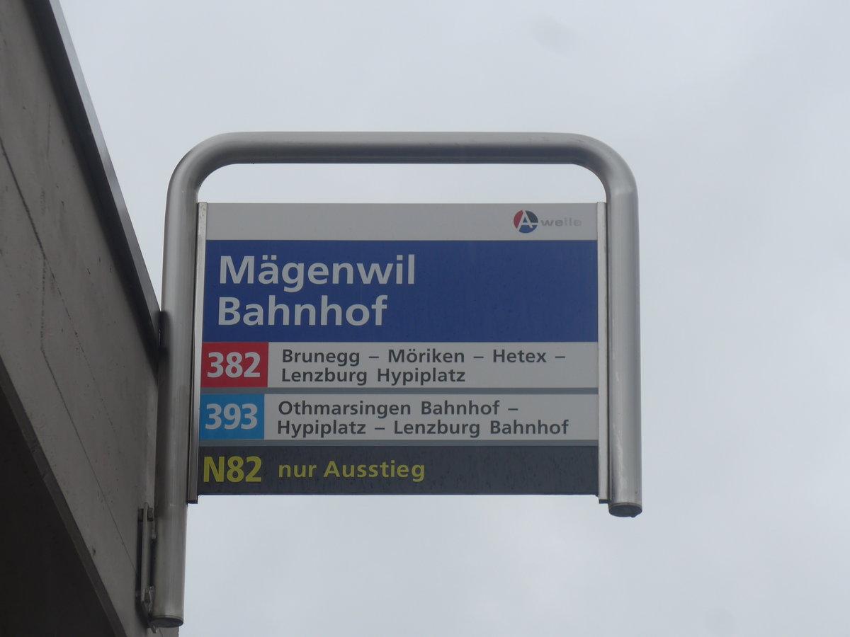 (209'392) - A-welle-Haltestelle - M�genwil, Bahnhof - am 8. September 2019