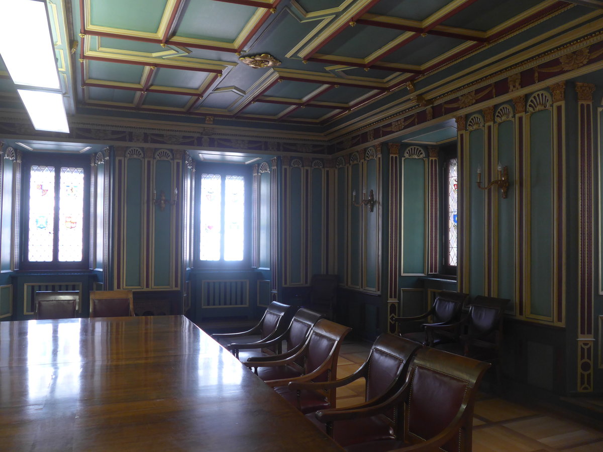 (209'495) - Regierungssaal im Rathaus am 9. September 2019 in Sion