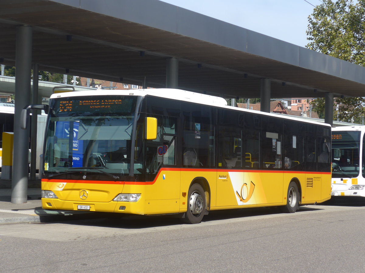 (209'616) - Rattin, Neuhausen - Nr. 284(12)/SH 412 - Mercedes am 14. September 2019 beim Bahnhof Schaffhausen